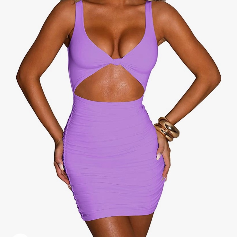 Purple dress